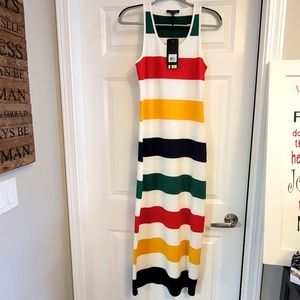 HBC Stripes Maxi Dress - NWT